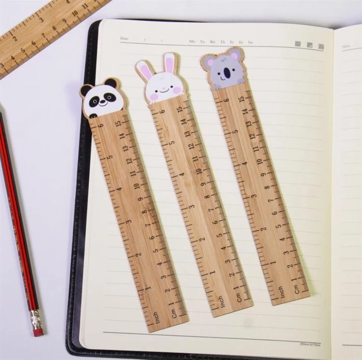 6 Inch 15 Cm Student Bamboo Rulers