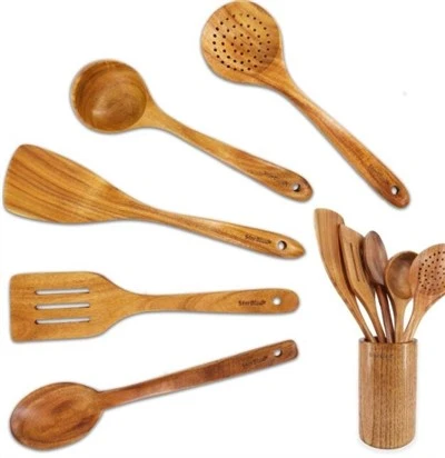 6 PCS SPATULA LOON ACACIA Деревени